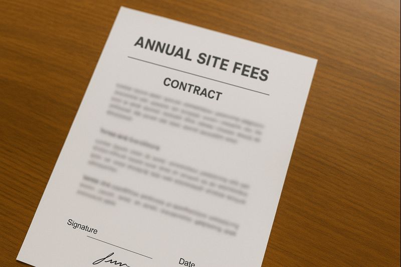Static Caravan Annual Site Fees: What They Cost & What They Include (UK Guide)