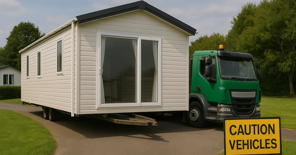 Caravan Removal Scene