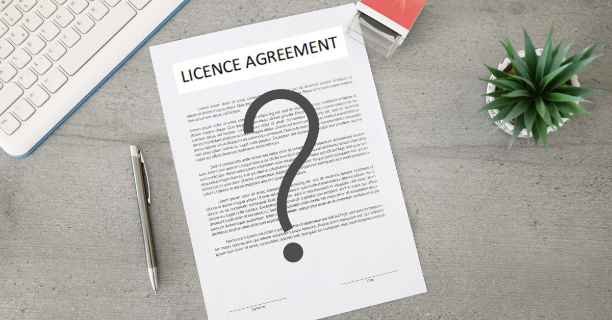 Let's talk about Site Licence Agreementments